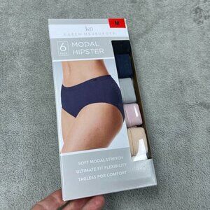 Karen Neuburger 6-Pack Womens Modal Hipster Stretch Lightweight Underwear d0570